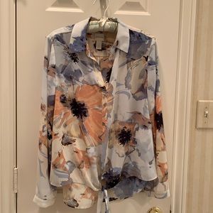 Multi color long sleeve Chicos blouse - Size 1